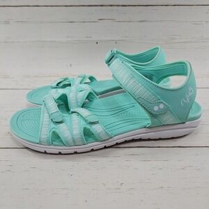 Ryka Savannah‎ Womens Size 9.5W Mint Green Strappy Sport Adjustable Sandals